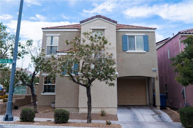 9148 Alluring Ave, Las Vegas, NV 89149 - view of front facade featuring stucco siding and a tile roof