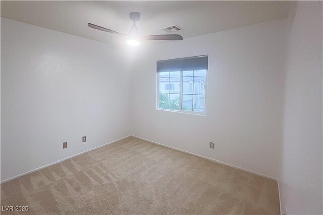 9148 Alluring Ave, Las Vegas, NV 89149 - empty room with ceiling fan and light colored carpet