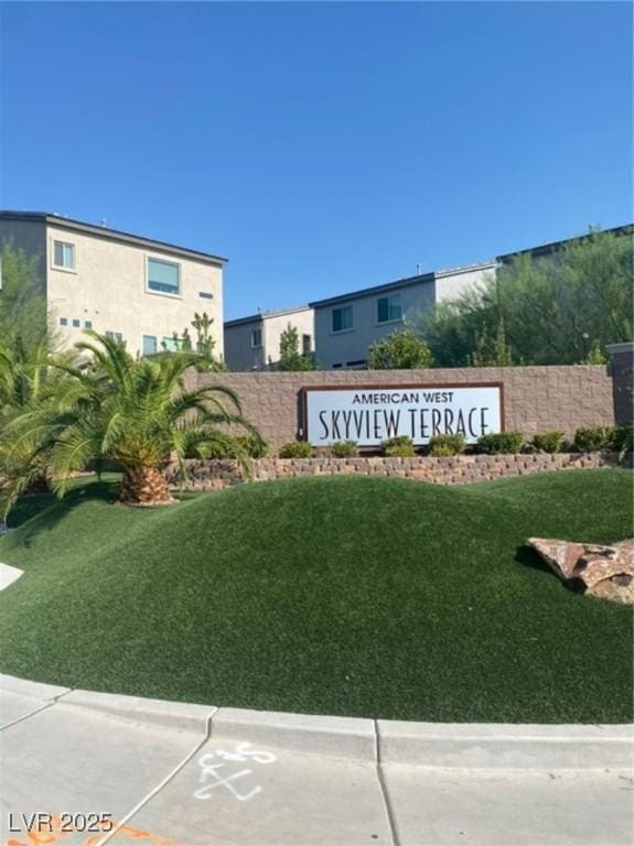 8056 Haywood Estate Ave, Las Vegas, NV 89113 - community / neighborhood sign with a lawn