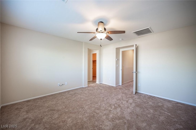 1405 Gilbert Creek Ave, North Las Vegas, NV 89031 - unfurnished bedroom featuring carpet floors, baseboards, and a ceiling fan