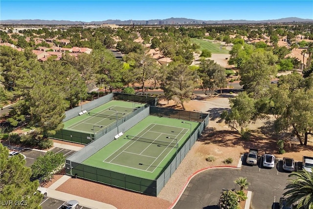 4821 Black Bear Rd Unit 101, Las Vegas, NV 89149 - drone / aerial view of a mountain backdrop