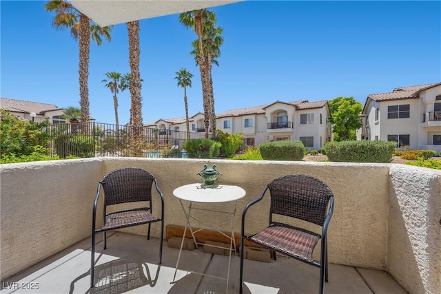 4821 Black Bear Rd Unit 101, Las Vegas, NV 89149 - balcony featuring a residential view and a patio area