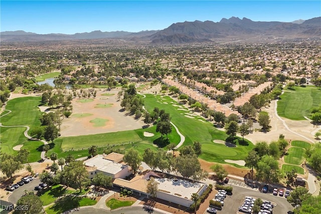 4821 Black Bear Rd Unit 101, Las Vegas, NV 89149 - aerial view of property's location featuring a golf course and a water and mountain view