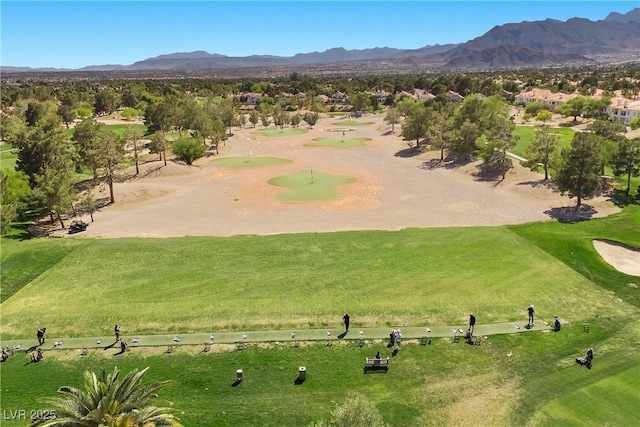 4821 Black Bear Rd Unit 101, Las Vegas, NV 89149 - view of property's community featuring a mountain view and view of golf course