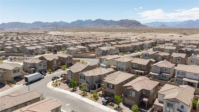 8873 Howell St, Las Vegas, NV 89166 - aerial perspective of suburban area featuring a mountain backdrop