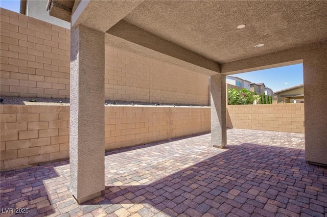 8873 Howell St, Las Vegas, NV 89166 - view of patio / terrace featuring a fenced backyard