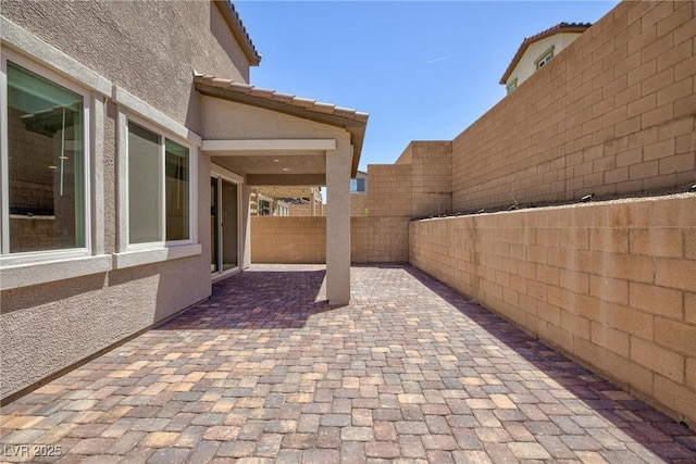 8873 Howell St, Las Vegas, NV 89166 - view of patio / terrace with a fenced backyard