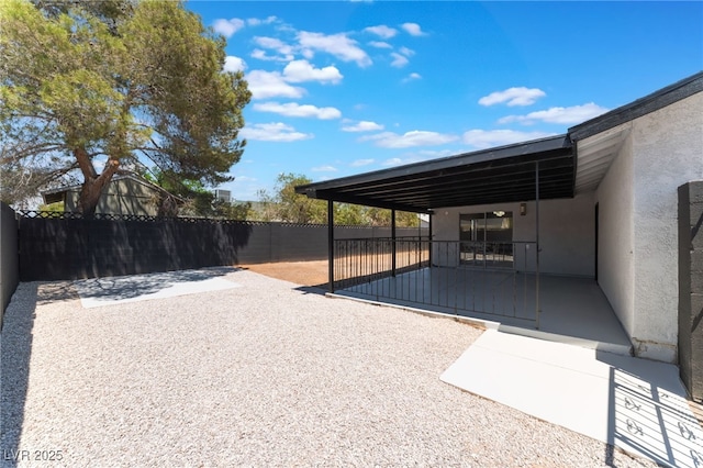 view of swimming pool with a patio and a fenced backyard