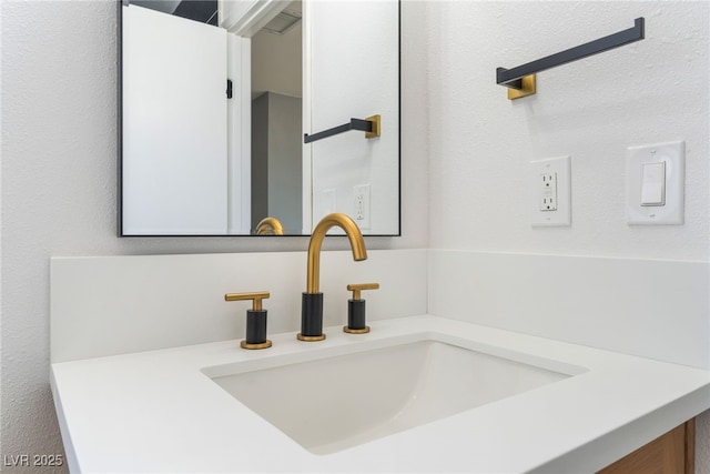bathroom view of vanity
