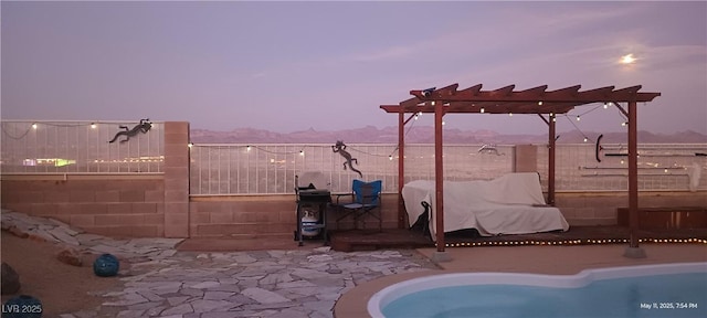 2822 La Palma Dr, Laughlin, NV 89029 - outdoor pool featuring a pergola