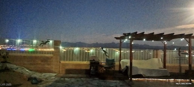 2822 La Palma Dr, Laughlin, NV 89029 - view of patio / terrace with a pergola