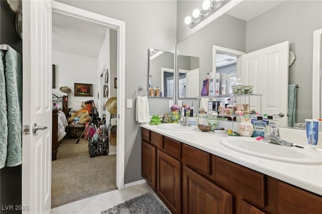 7301 Heggie Ave, Las Vegas, NV 89131 - ensuite bathroom with double vanity