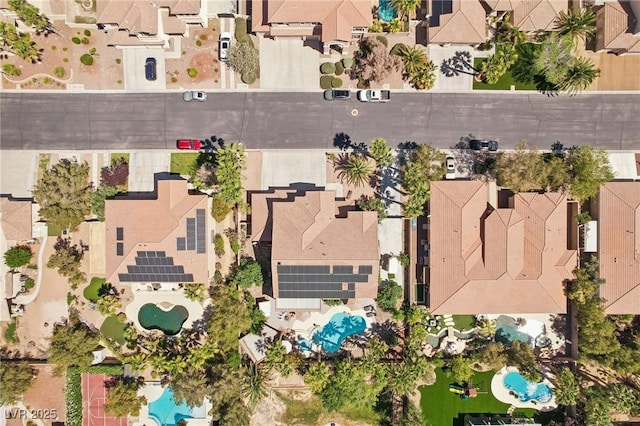 7301 Heggie Ave, Las Vegas, NV 89131 - aerial view of property and surrounding area with a pool area and nearby suburban area