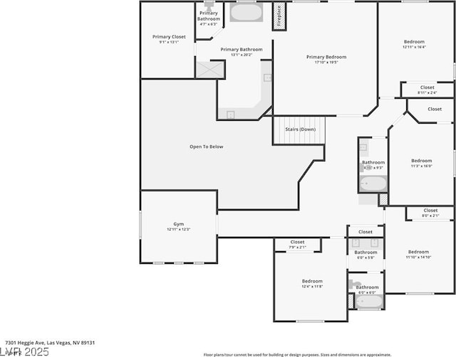 7301 Heggie Ave, Las Vegas, NV 89131 - home floor plan