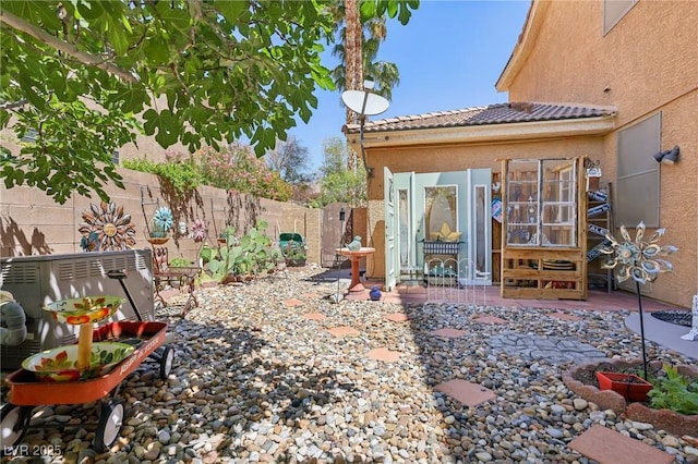 7301 Heggie Ave, Las Vegas, NV 89131 - fenced backyard featuring a patio area