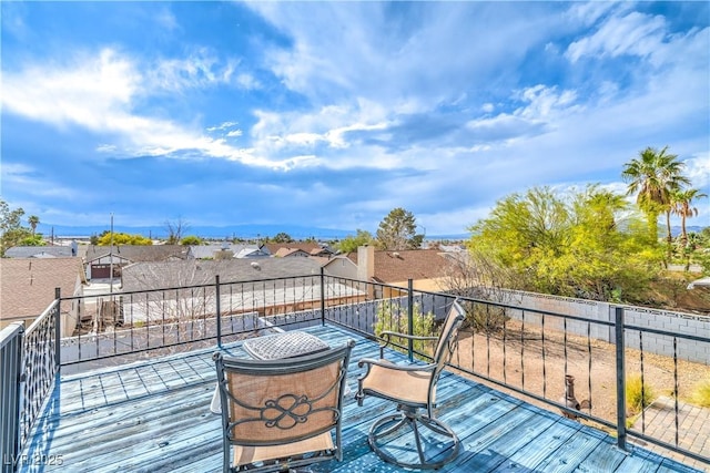 824 Schooner Dr, Henderson, NV 89015 - view of wooden terrace
