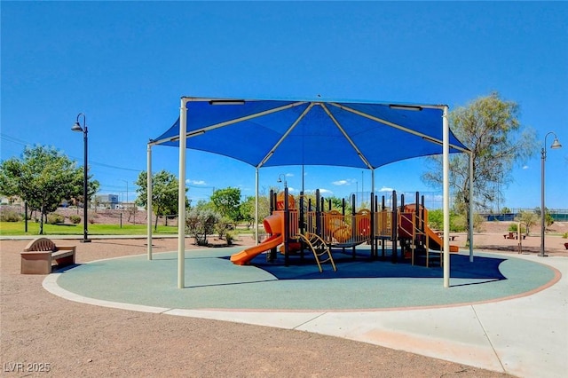 view of communal playground
