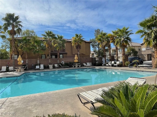6255 W Arby Ave Unit 239, Las Vegas, NV 89118 - community pool featuring fence and a patio