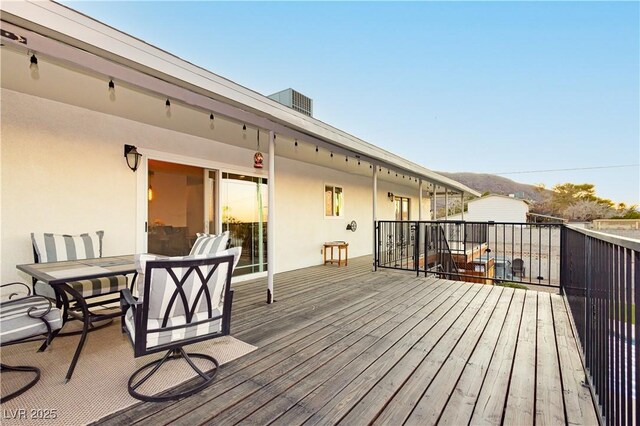 200 E Desert Rose Dr, Henderson, NV 89015 - view of wooden deck