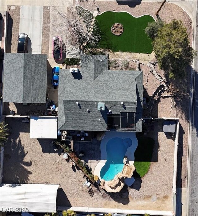 200 E Desert Rose Dr, Henderson, NV 89015 - aerial view of a pool area