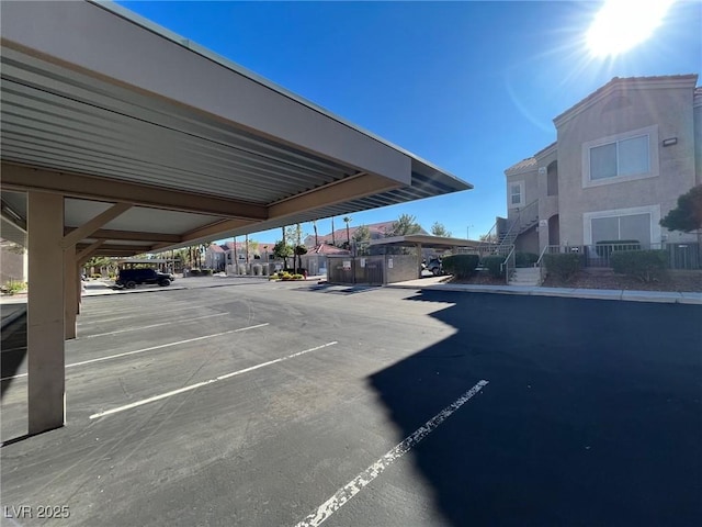 9470 Peace Way Unit 112, Las Vegas, NV 89147 - view of partially covered parking lot