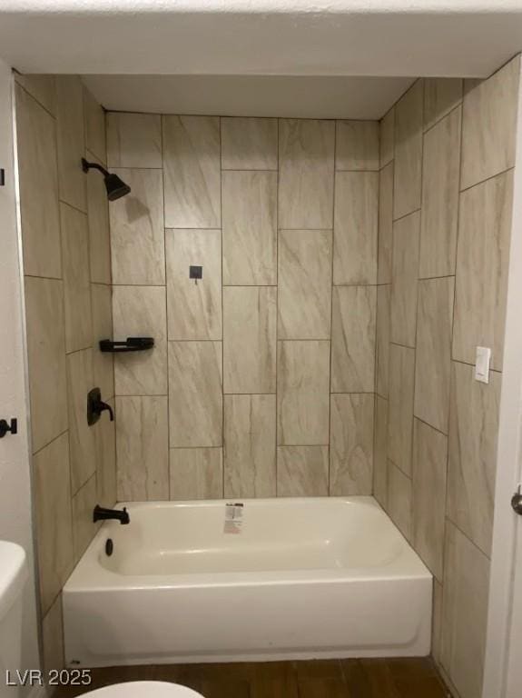 4910 Elizabeth St, Pahrump, NV 89048 - full bathroom with toilet and washtub / shower combination