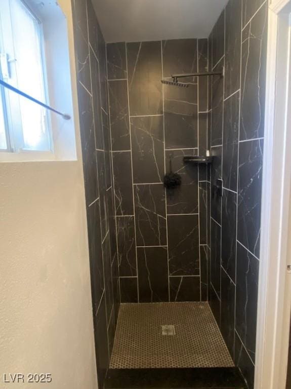 4910 Elizabeth St, Pahrump, NV 89048 - bathroom featuring tiled shower