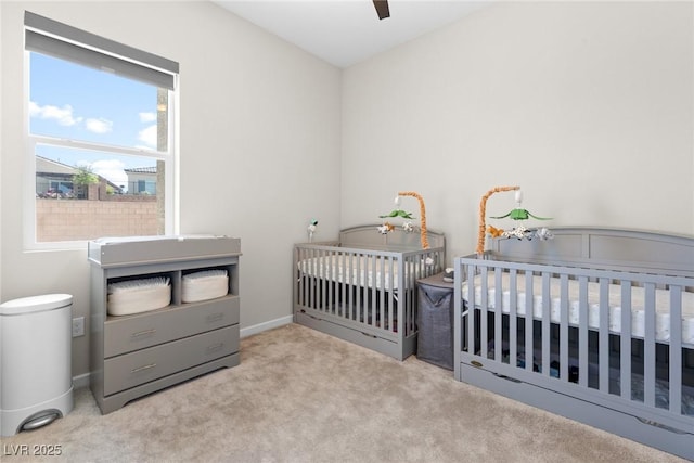 8929 Cassia Winds St, Las Vegas, NV 89166 - carpeted bedroom with a nursery area
