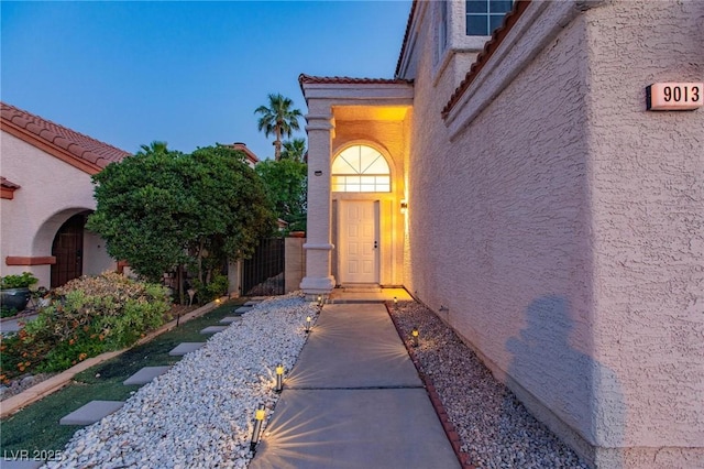 9013 Cypress Point Way, Las Vegas, NV 89117 - property entrance featuring stucco siding