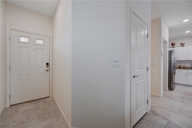 387 Larksong Ave, Henderson, NV 89011 - corridor featuring recessed lighting and light tile patterned floors