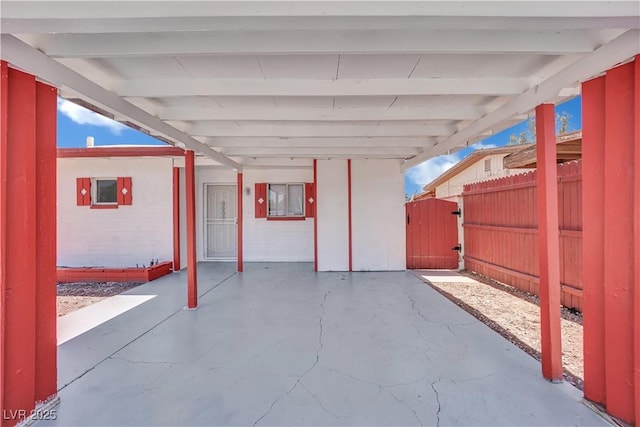 2016 Linden Ave, Las Vegas, NV 89101 - view of patio / terrace with a gate and fence