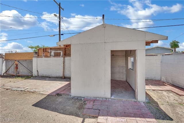 2016 Linden Ave, Las Vegas, NV 89101 - view of shed with a fenced backyard
