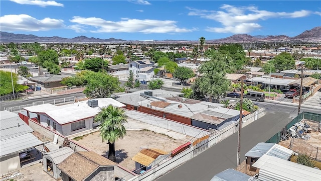 2016 Linden Ave, Las Vegas, NV 89101 - aerial perspective of suburban area featuring a mountainous background