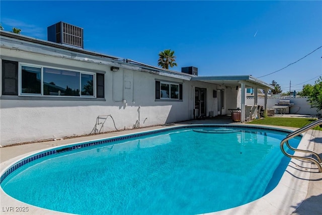 1679 Raindance Way, Las Vegas, NV 89169 - outdoor pool with cooling unit and fence