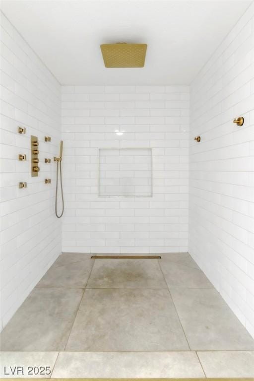 1679 Raindance Way, Las Vegas, NV 89169 - full bathroom with tiled shower and tile patterned floors
