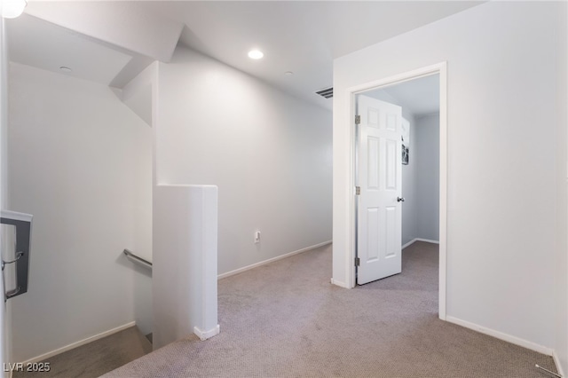 4650 Ranch House Rd Unit 86, North Las Vegas, NV 89031 - hall featuring carpet flooring, baseboards, and recessed lighting
