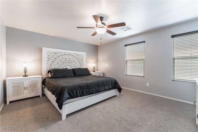 4650 Ranch House Rd Unit 86, North Las Vegas, NV 89031 - carpeted bedroom featuring baseboards and a ceiling fan