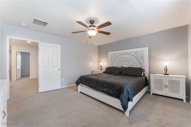 4650 Ranch House Rd Unit 86, North Las Vegas, NV 89031 - carpeted bedroom with baseboards and a ceiling fan