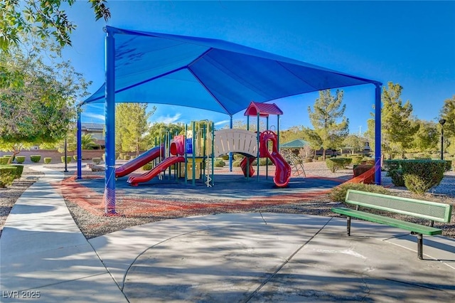 view of communal playground