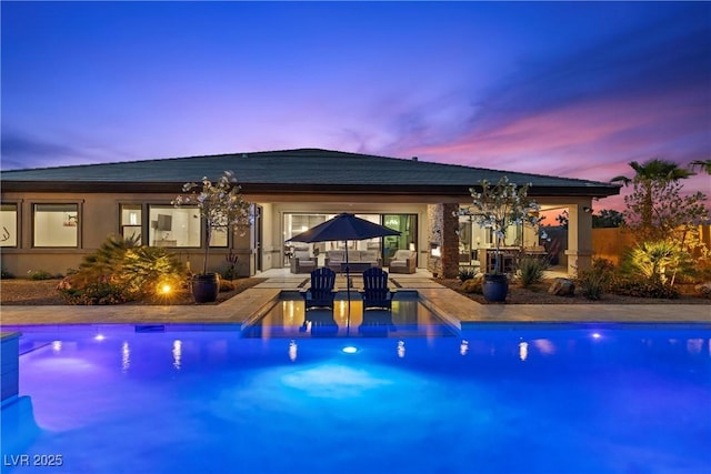 7477 Triple Knot Ct, Las Vegas, NV 89113 - swimming pool with a patio