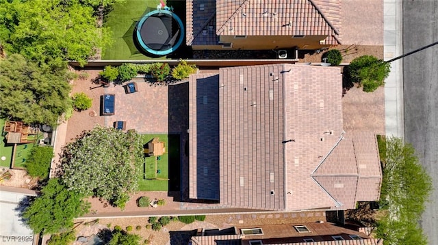 view from above of property