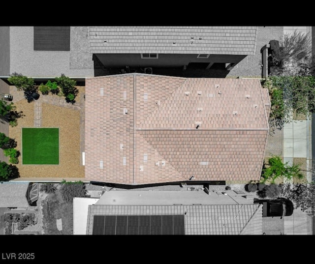 view from above of property