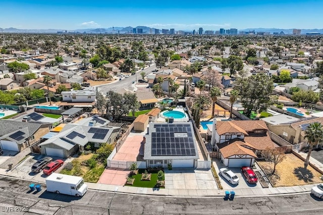 4302 Newhaven Dr, Las Vegas, NV 89147 - aerial view of residential area with a pool area