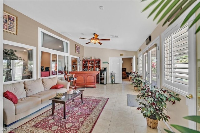 8208 Flowing Rapids Ct, Las Vegas, NV 89131 - sunroom / solarium with plenty of natural light and lofted ceiling