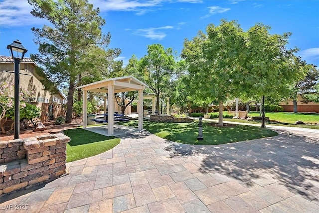 8208 Flowing Rapids Ct, Las Vegas, NV 89131 - view of community featuring a yard