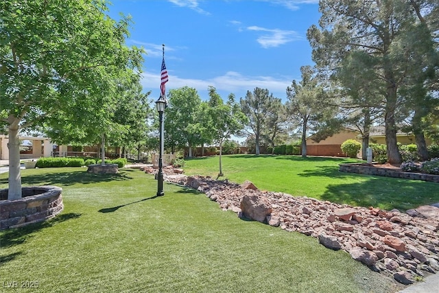 8208 Flowing Rapids Ct, Las Vegas, NV 89131 - view of green lawn