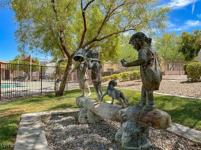 3638 Via Messina, Henderson, NV 89052 - view of community with fence and a swimming pool