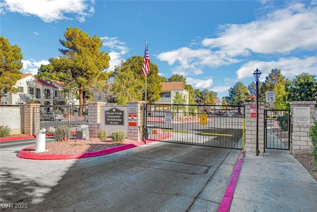 gate with fence