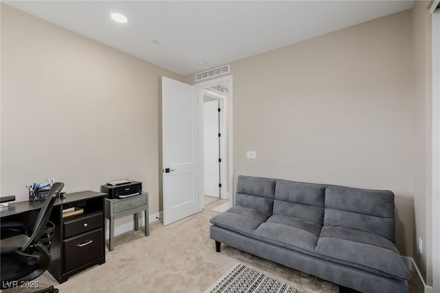 436 Crown Mesa Ave, Las Vegas, NV 89138 - office space with baseboards and light carpet