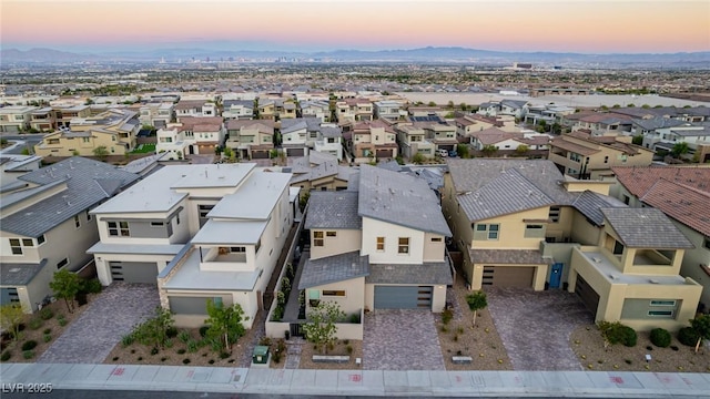 436 Crown Mesa Ave, Las Vegas, NV 89138 - aerial perspective of suburban area featuring mountains